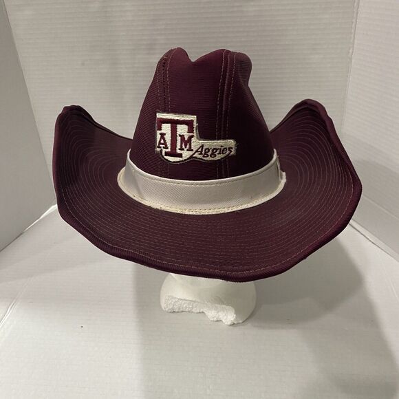 Vintage Texas A&M Aggies Country Western Cowboy Hat Size Medium